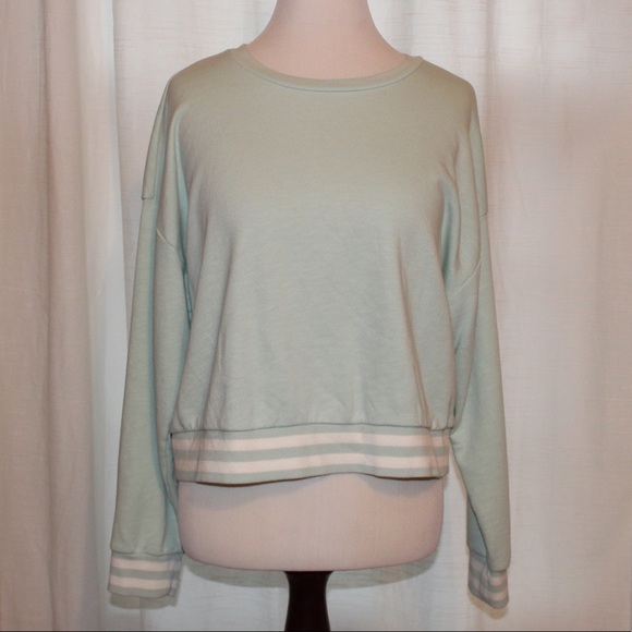 Teal Long-sleeve Sweatshirt - Picture 1 of 4